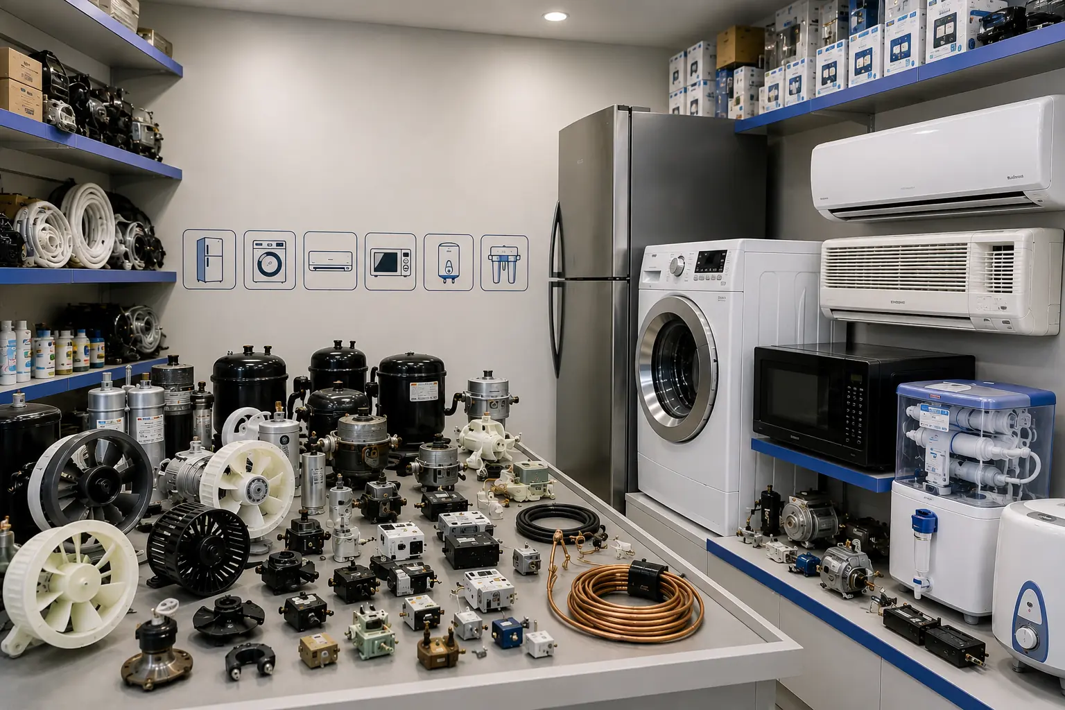 Experienced technician repairing an appliance component